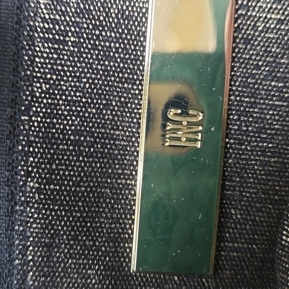 INC Straw and leather round bag - Picture 5 of 6